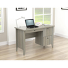 Inval Writing Desk 47.2 in. W Smoke Oak Rectangular 2 -Drawer with File Storage ES-9703